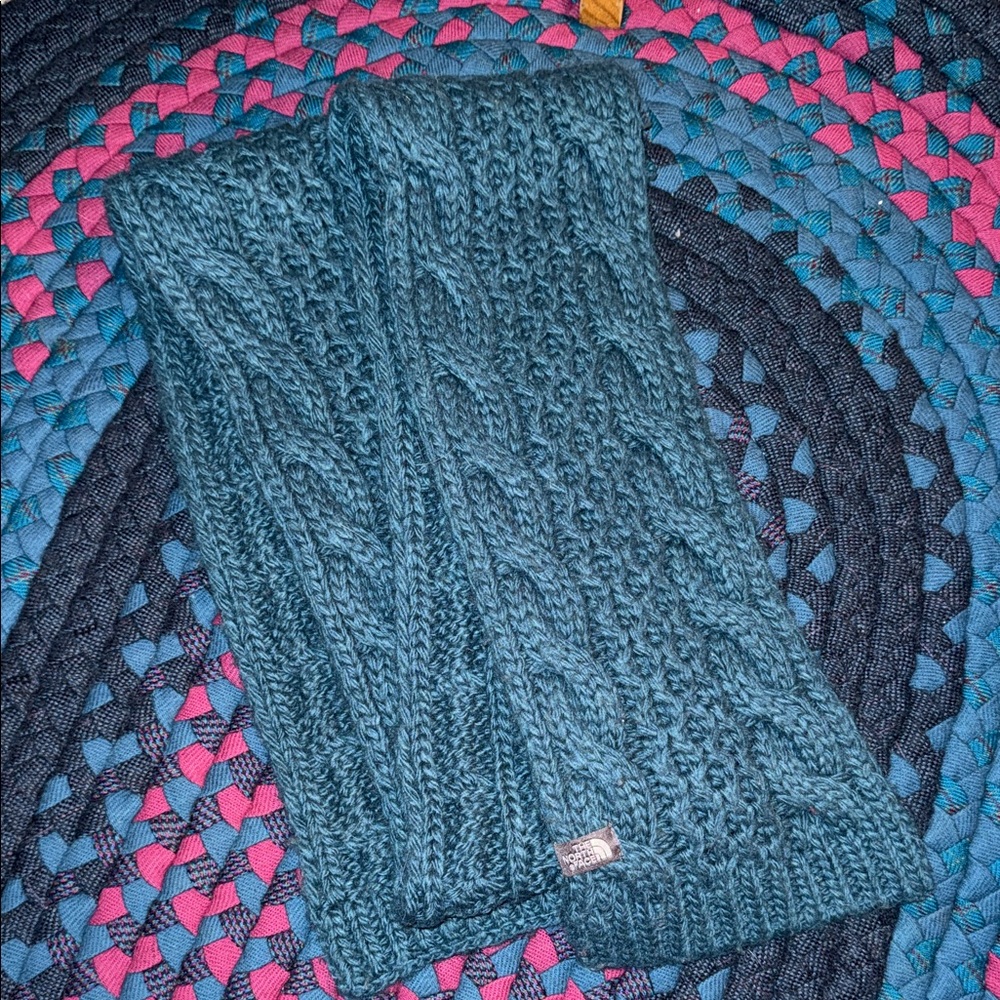 The North Face Women's Blue Cable Knit Sweater